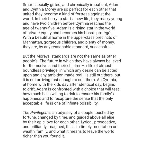 3/$12 The Privileges Johnathan Dee Paperback Book - Picture 3 of 7